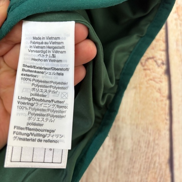 J.crew Womens Excursion Quilted Primaloft Green Vest size Small - Picture 7 of 9